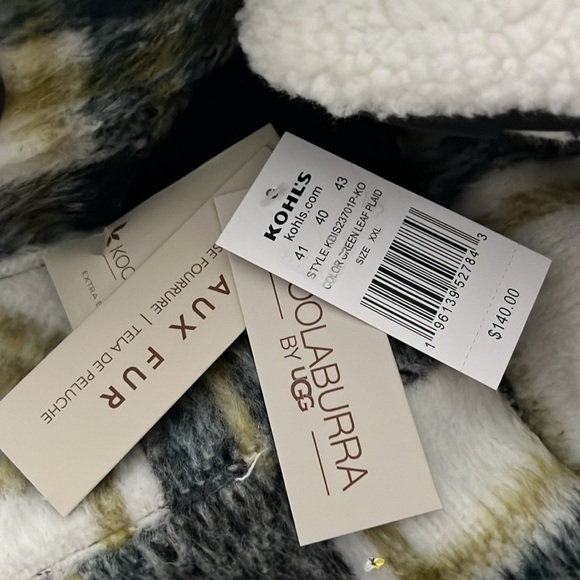 Koolaburra Ugg Sherpa Collar Shacket Women’s size XXL NWT - Picture 9 of 13